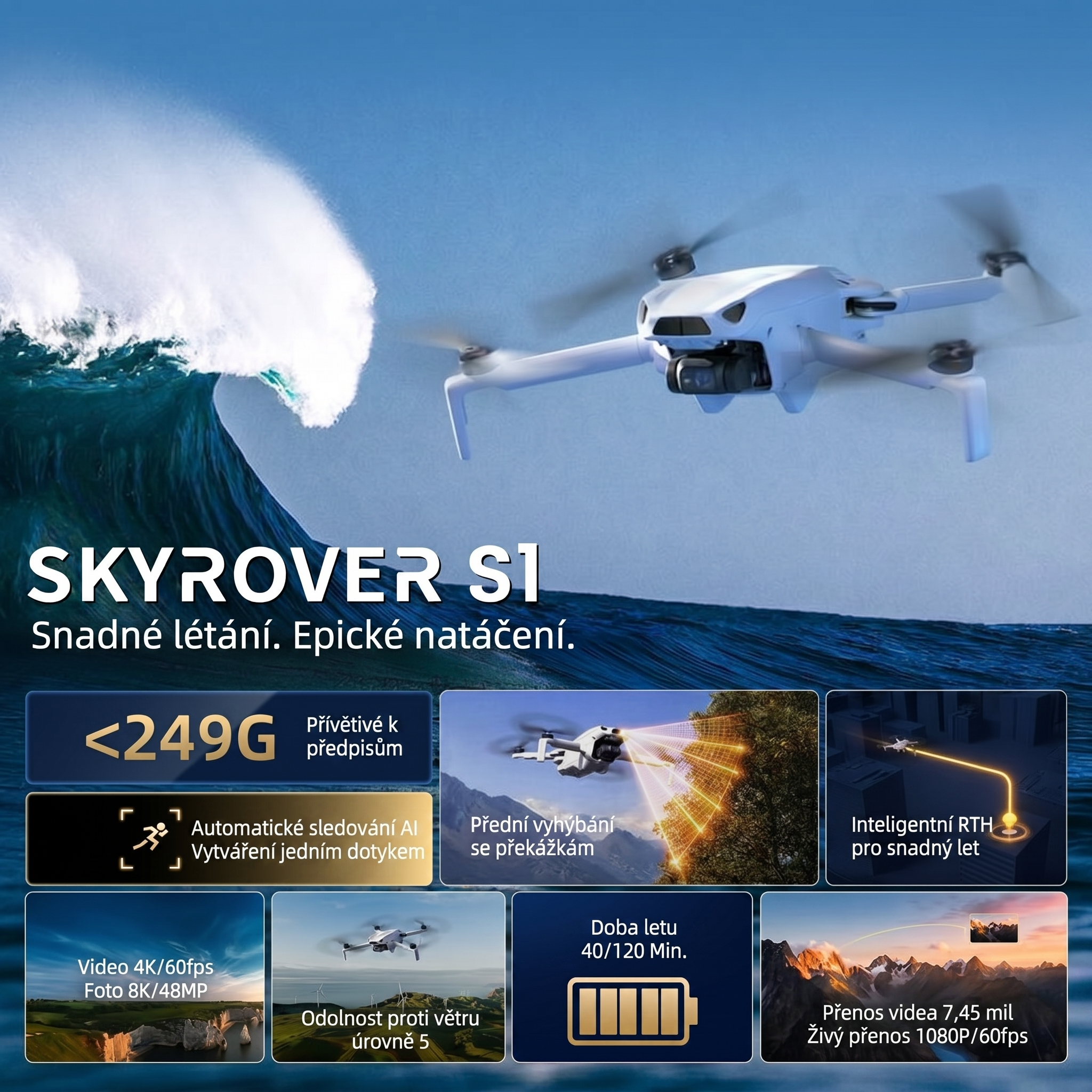 Skyrover S1 v Akci (Virální nabídka na TikToku)